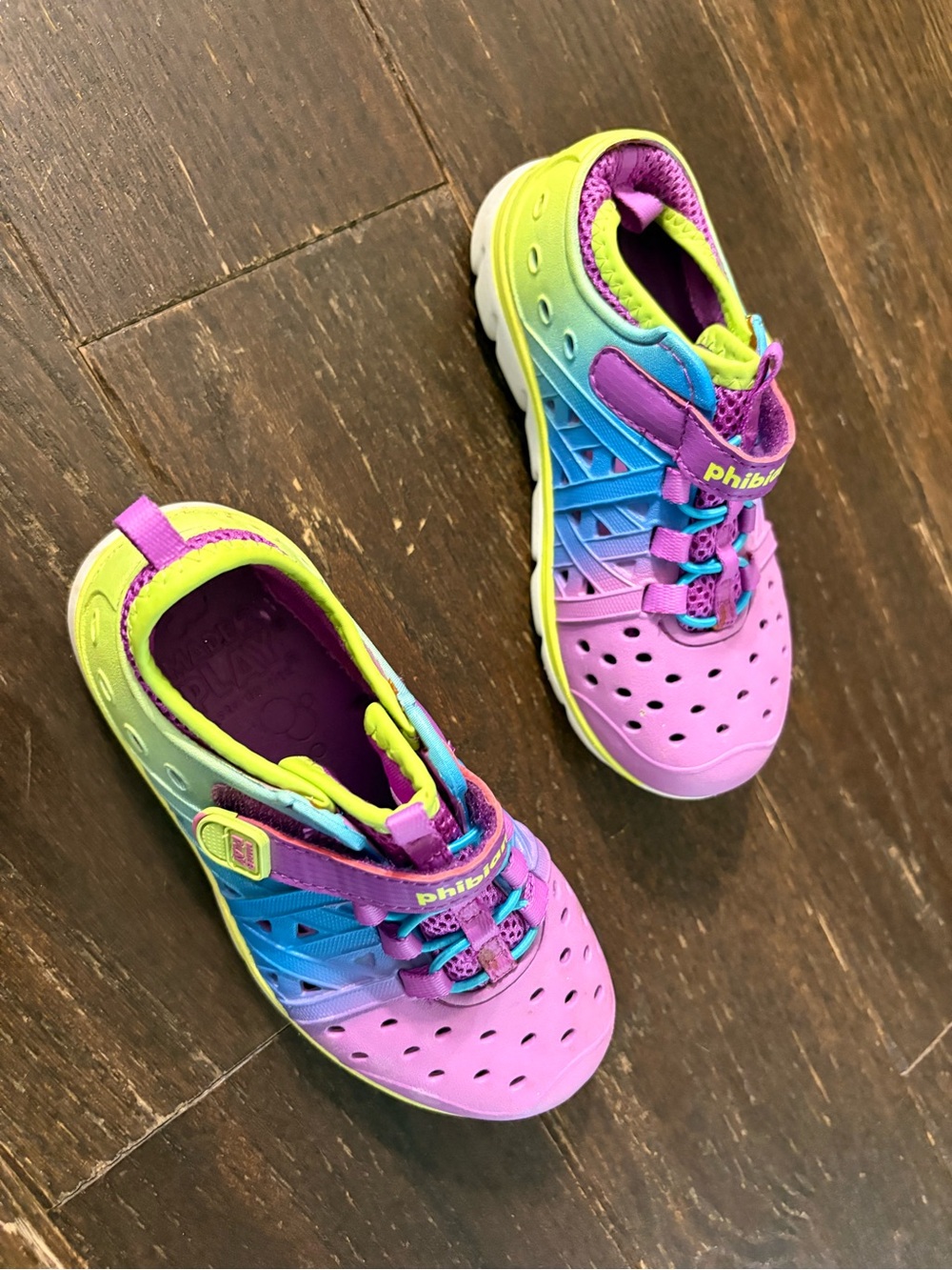 Kids' Multicolor Sport Sandals - Pink, Blue & Lime